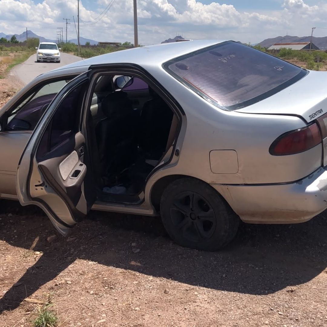 El auto fue reportado como robado